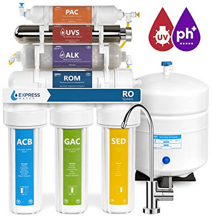 Express Water Alkaline Ultraviolet Reverse Osmosis water filter reviews
