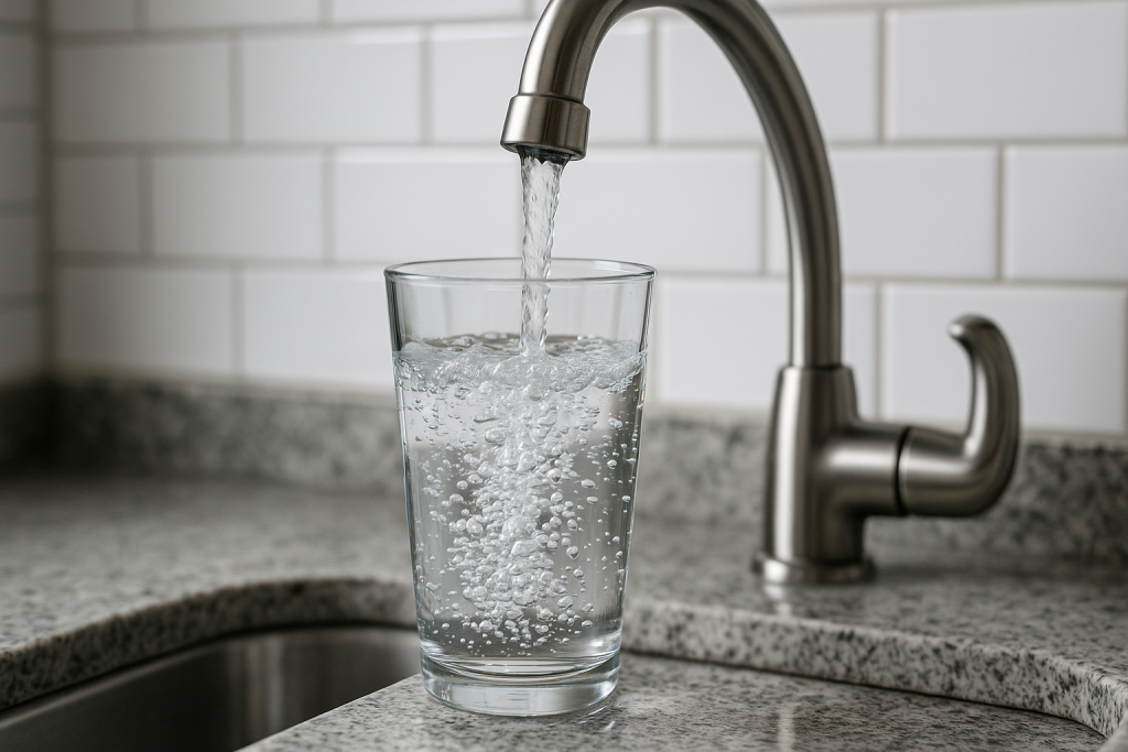 Clean Filtered Tap Water